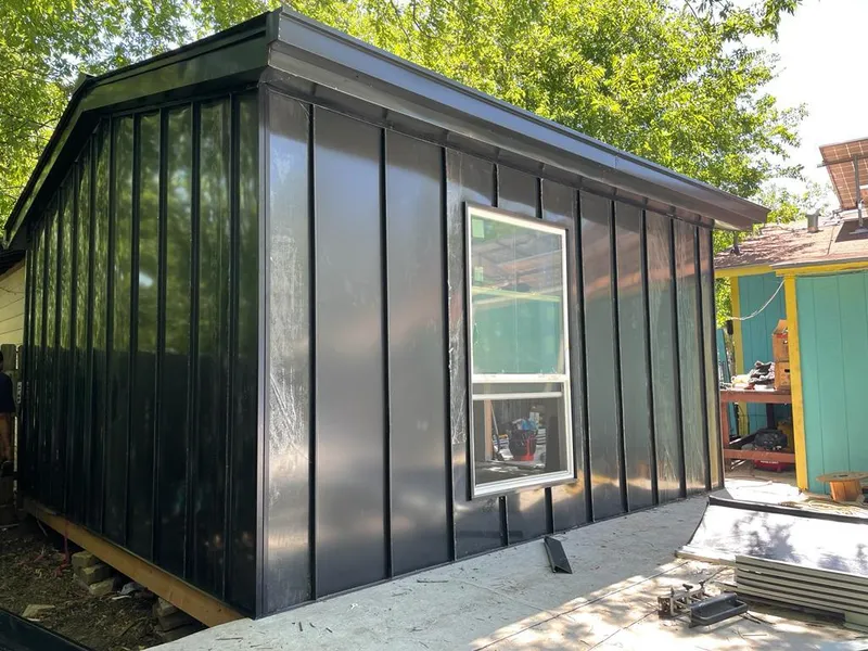 Black standing seam metal wall panels for Roof Inspection in Sudden Valley